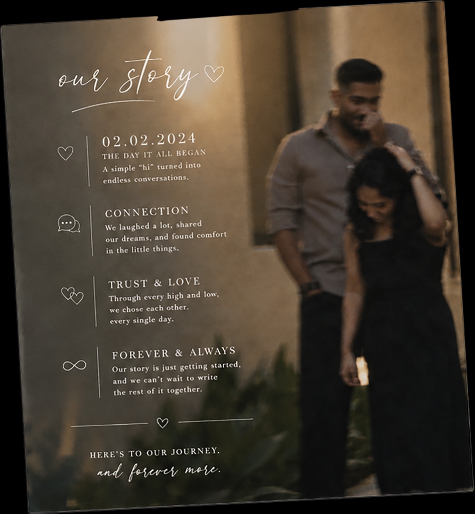 Our Story Timeline